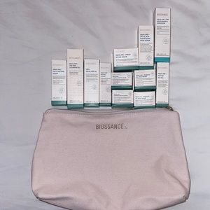 Biossance Sample Skincare Bundle+ Pink Bag